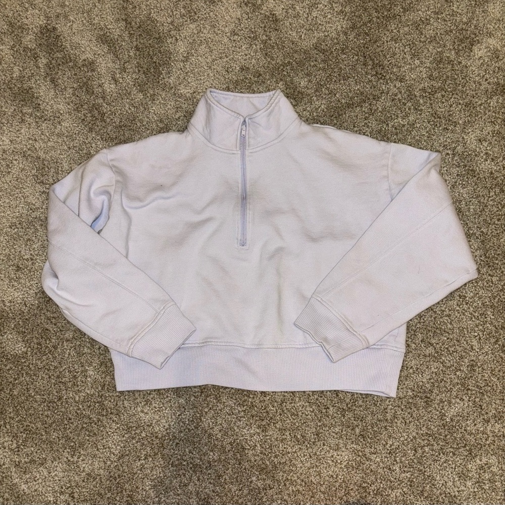 A New Day Lavender Fleece Pullover